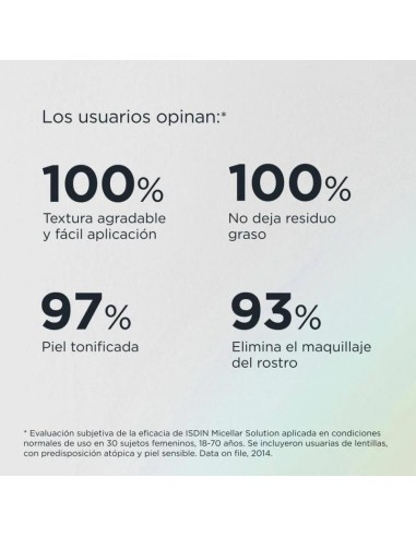 ISDIN MICELLAR SOLUTION  1 ENVASE 400 ML