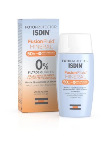 FOTOPROTECTOR ISDIN FUSION FLUID MINERAL SPF 50  1 ENVASE 50