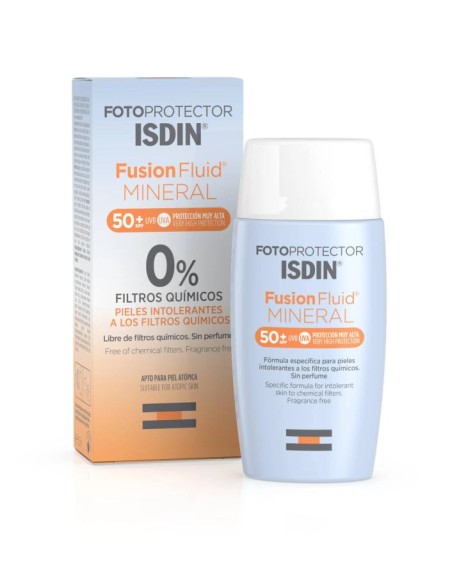 FOTOPROTECTOR ISDIN FUSION FLUID MINERAL SPF 50  1 ENVASE 50