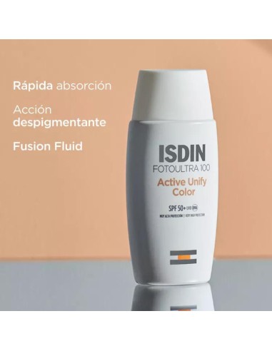 FOTOULTRA ISDIN ACTIVE UNIFY FUSION FLUID COLOR  1 ENVASE 50