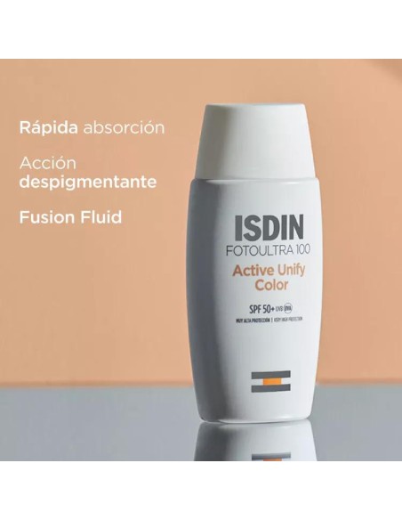 FOTOULTRA ISDIN ACTIVE UNIFY FUSION FLUID COLOR  1 ENVASE 50