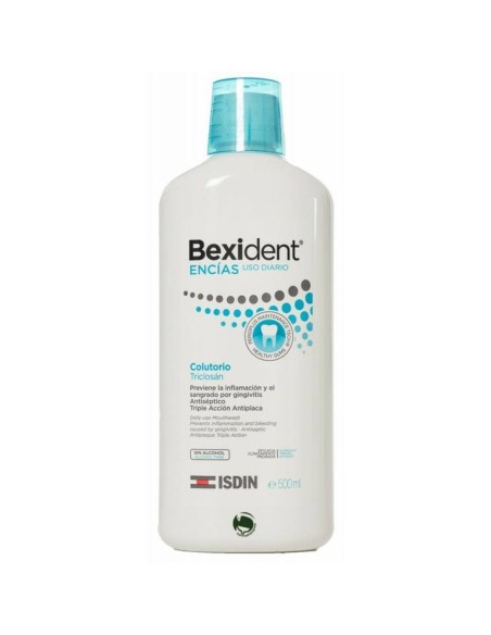 BEXIDENT ENCIAS USO DIARIO COLUTORIO TRICLOSAN 1 ENVASE 500 