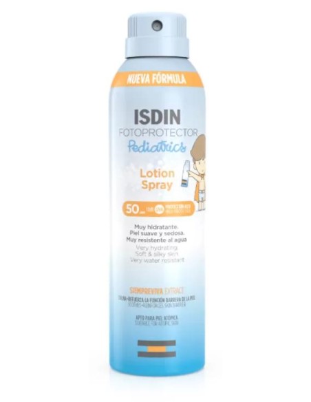 FOTOPROTECTOR ISDIN PEDIATRICS LOTION SPRAY SPF 50  1 ENVASE