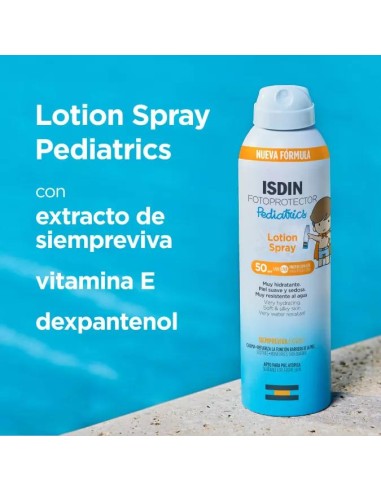 FOTOPROTECTOR ISDIN PEDIATRICS LOTION SPRAY SPF 50  1 ENVASE
