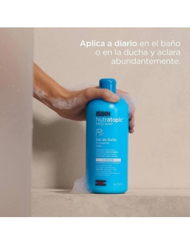 ISDIN NUTRATOPIC PRO-AMP GEL DE BAÑO EMOLIENTE 1 ENVASE 750 