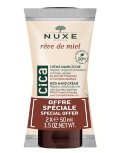 NUXE REVE DE MIEL CREMA DE MANOS CICA DUPLO 2X50 ML